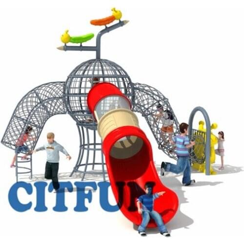 Small combination amusement park, rope climb playground, web climber ,outdoor net structure OP18-232A