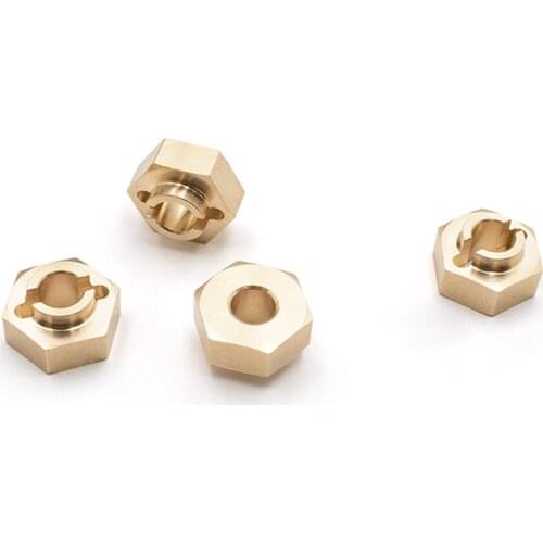 Metal Brass 12mm Hex Screw Shaft Hex Adapter for Axial Capra UTB RC Car Parts Accessories