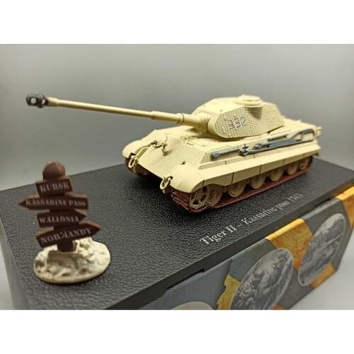 Diecast Alloy Model 1:72 Casalin War German Tiger II Tiger King Heavy Tank Heavy Armor Model Metal Toy Collectible Gift Souvenir