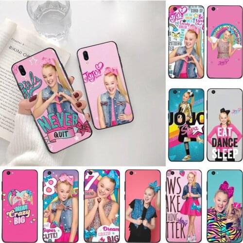 CUTEWANAN JoJo Siwa Bow Joelle Joanie Soft Phone Case Cover For Vivo Y91c Y17 Y51 Y67 Y55 Y93 Y81S Y19 V17 vivos5