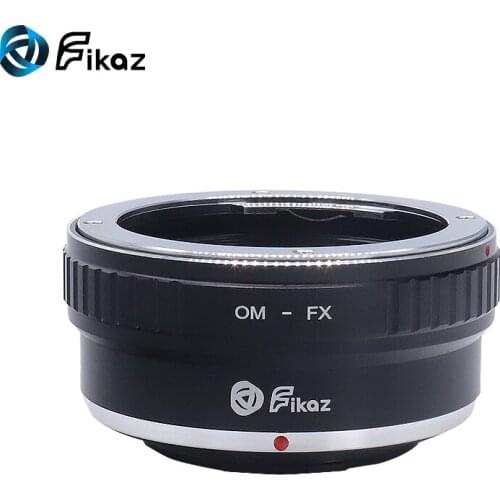 Fikaz OM-FX Camera Lens Adapter Ring For Olympus OM Lens to Fujifilm Fuji FX Mount x-E1 x-E2 x-M1 x-A1 Camera Adapter Ring