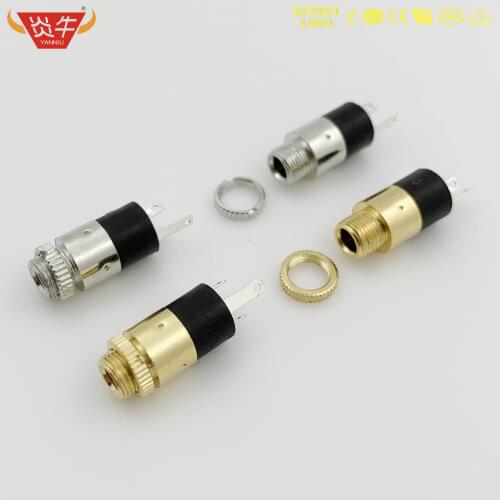 PJ392 PANEL INSTALLATION 3.5mm AUDIO SOCKET HEADPHONE CONNECTOR HEADPHONE SOCKET TWO CHANNEL PC PJ-392