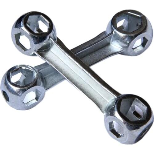 10 in 1 Durable Bicycle Repair Tool Bone Shape Hexagon Wrench Bike Accessory Portable Repairment Tool Multipurpose 6-15mm