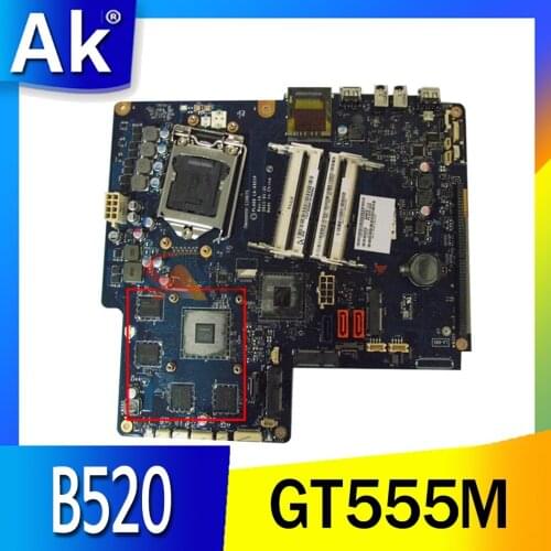 CIH67S LA-6951P mainboard for Lenovo B520 B520E AIO Motherboard GT555M Video card with 3D interface 100% test work