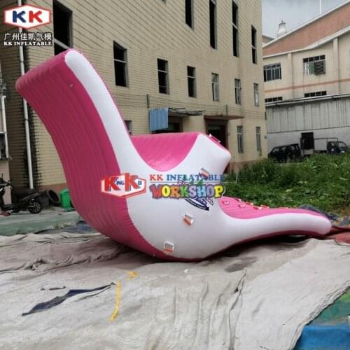 Water Island PVC Tarpaulin Inflatable Floating Seesaw Teeterboard Water Game Kids Fun Playing