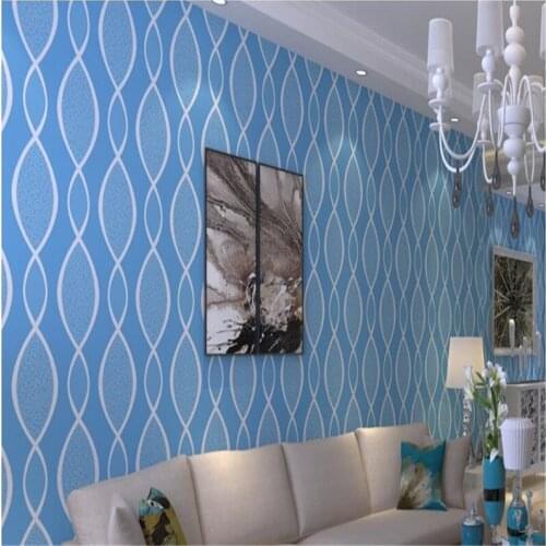 Wellyu 3d wallpaper marine non - woven restaurant wall wallpaper Korean TV wall background Mediterranean style wallpaper