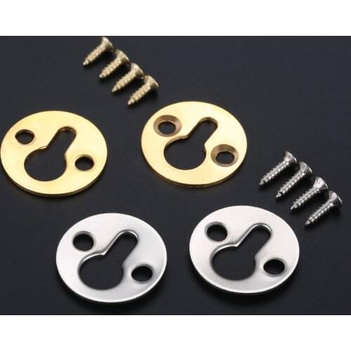 10pcs/lot 25mm Round Photo Frame Hooks Hanging Picture Oil Painting Mirror Zinc Alloy Gold/Silver w/screws Hanger Wall Holder