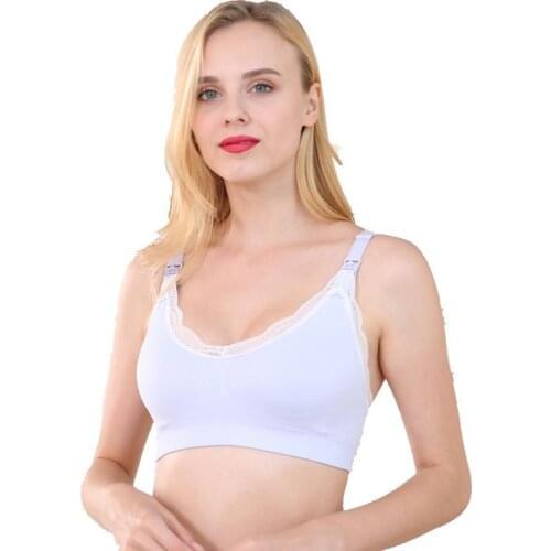 2020 Lace Maternity Nursing Bra for Feeding Breast Feeding Bra Underwear Clothes for Pregnant Women Soutien Gorge Allaitement