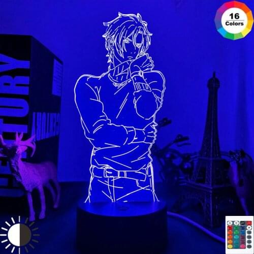 3d Lamp Anime Banana Fish Ash for Bedroom Decor Night Light Kids Birthday Gift Manga Banana Fish Room Table Led Light Bedside