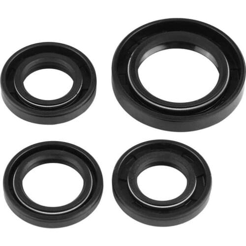 4Pcs Crankshaft Oil Seal Engine Crankshaft Gear Oil Seal Rubber O-ring Repair Tool for most GY6 50cc 139 QMB Scooters