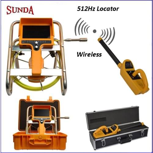 512Hz locator pipeline inspection camera system 512hz transmitter and receiver DVR video recording free shipping