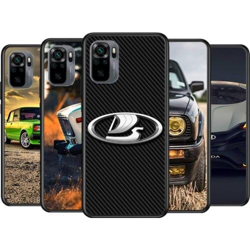 Russia Lada Car For Xiaomi Redmi Note 10S 10 9T 9S 9 8T 8 7S 7 6 5A 5 4X 4 Pro Max 5G Phone Case