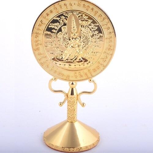 Feng Shui White Umbrella Goddess Mirror Q9005