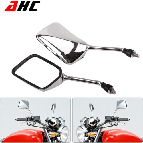 10mm Motorcycles Side Rearview Mirror For Honda VT125 Shadow CA125 CMX250 Rebel CM125 CM250 CM450
