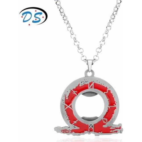 God Of War Necklace Olympus Kratos Bottle Opener Pendants Necklaces Men Unique Jewelry collares