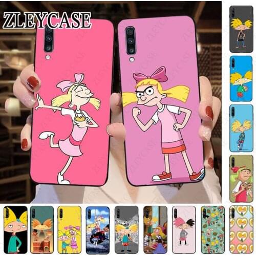 Hey Arnold silicone Soft Phone Case For Samsung Galaxy A50 A10 A20 A20E A20S A30S A40 A51 A70 A30 A6 A7 A8 COVER Coque Shell