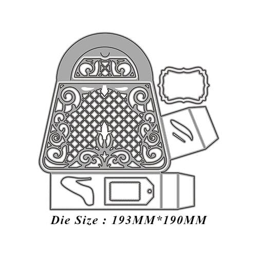 JMCRAFT 2021 Cute Handbag Metal Cutting Dies 3D DIY Scrapbook Handmade Paper Craft Metal Steel Template Dies