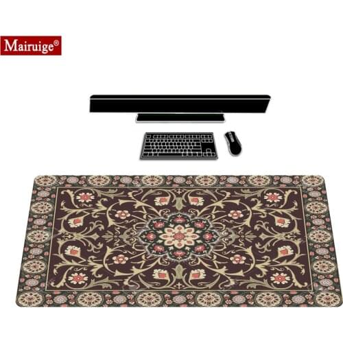 90x40mm Persian Rug Design Print Mouse Mat Full Desk Large Carpet Print Quality Custom Full Desk Joker Mouse Pad counter strike