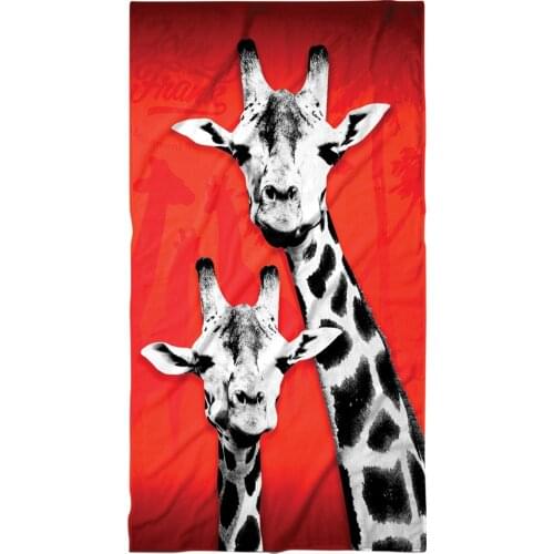 Digital Printed Colorful Beach Towel sea sandy beach