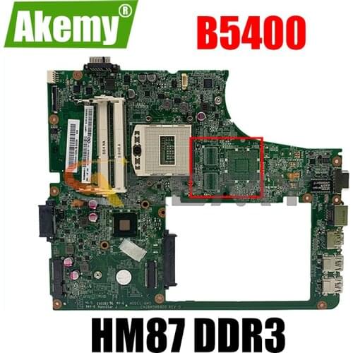 Akemy DA0BM5MB8D0 Motherboard For Lenovo M5400 B5400 Laptop Motherboard PGA947 HM87 DDR3 100% Test Work