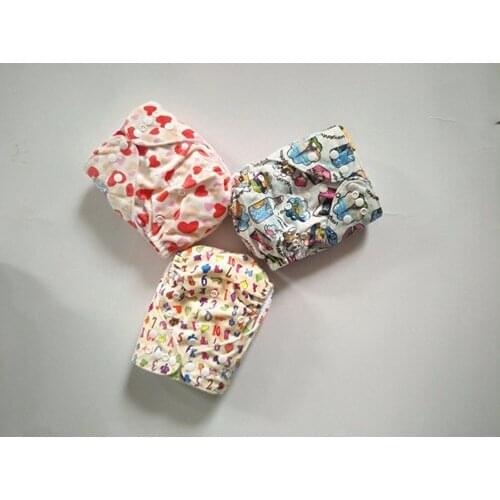 Double gussets Baby Cloth Diapers One Size Adjustable Washable Reusable for Baby Girls and Boys 60 Pack with 60 Inserts