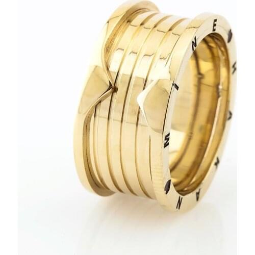 Tesbihane Name Written Special Design Gold Color 925 Sterling Silver Men 'S Wedding Ring