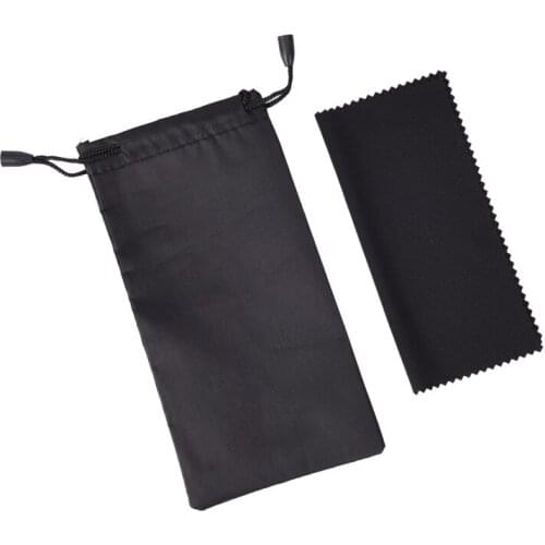 1Set Soft Glasses Pouch Cleaning Cloth Sunglasses Eyeglasses Cloth Pouch Bag Glasses bag protection easy to carry