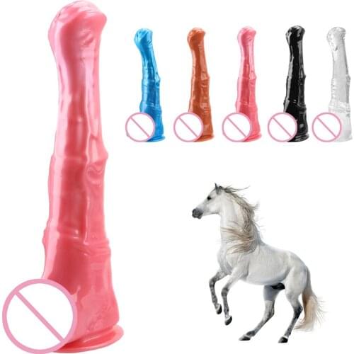 Huge Dildo Realistic Animal Dildos Sex Shop Anal Plug With Suction Cup Masturbation Adult Products Erotic Anal Sex Toy for Women