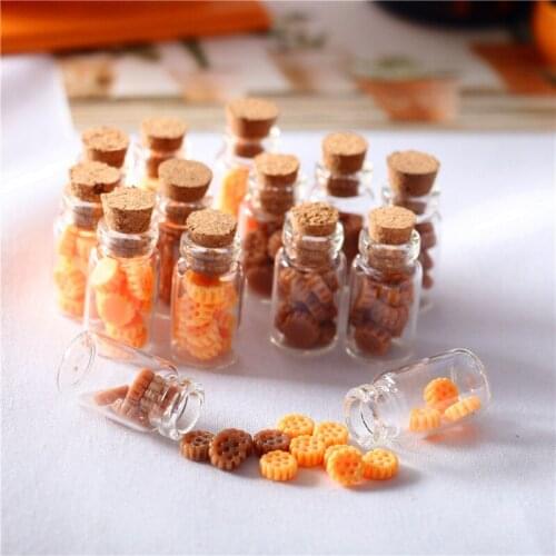 Sale 1set Cute Dollhouse Mini Toy Biscuit Pretend Play Kitchen Fake Food Toy Doll Accessories