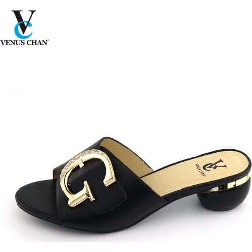 Summer Women Shoes Sandals Slides Rubber PVC Basic Solid Outside Strange Style Slippers Shallow 38-43 Square Toe New