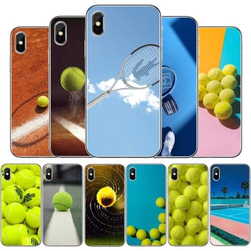 Tennis ball Silicone phone case For iphone 12 11Pro Max 11 XR XS Max X 8 7 6 6S Plus 5 5S SE 2020 Back Cover Shell