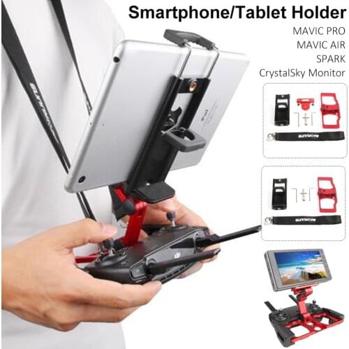 Smartphone Tablet Clip Holder for DJI MAVIC PRO/Mavic 2/ MAVIC AIR/ SPARK Remote Controller CrystalSky Monitor