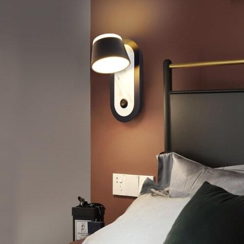Modern Adjustable Wall Lamp Creative Reading bedroom Bedside light Northern Europe Led living room Fexibleable Wall Lights