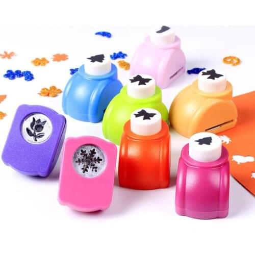 DIY Embossing Device Kids Handmade Craft Gift Hole Puncher Hand Press Shapes Printing Card Cutter Scrapbook Shaper Embossing