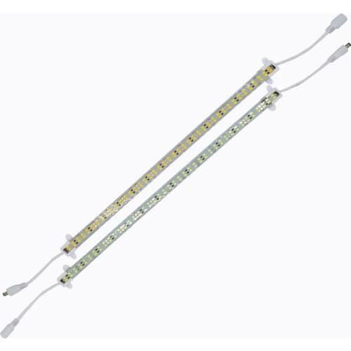 50CM Waterproof 84Leds Double Row Led luces Strip SMD5730 bar light Cool White/Warm white 168Leds/m 12mm PCB DC12V 100pcs/lot