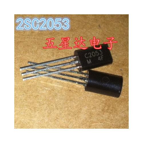 10pcs/lot 2SC2053 C2053 TO-92 NPN transistor, VHF RF amplification Authentic Original