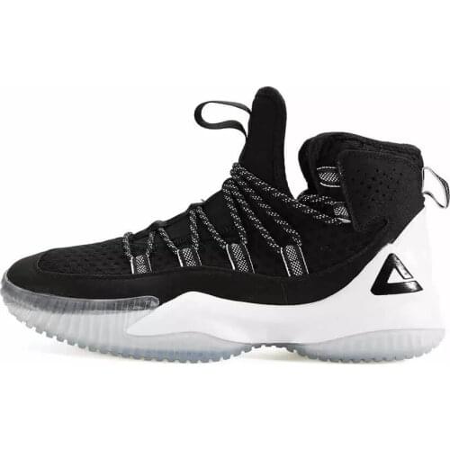 XiaoMi MIjia PEAK Basketball Shoes Court Anti-slip Rebound Sneakers Light Sports Shoes Breathable Lace-up High Top Gym Boots
