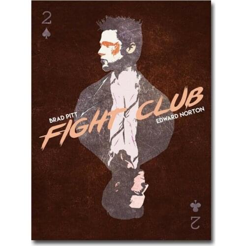 Fight Club Hot Movie 13 Silk Poster Wall Sticker Decoration Gift