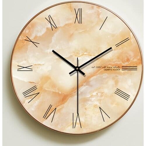 Watch Large Wall Clock Modern Design Silent Living Room Kitchen Vintage Clocks Home Decor Nordic Design Klok Vintage Kitchen K55