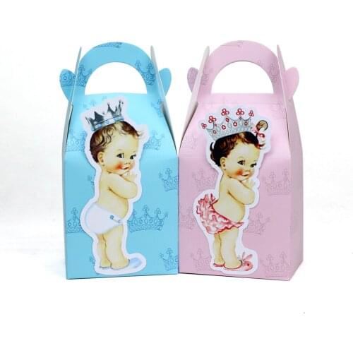Royal Baby Favor Box Candy Box Gift Box Kids Birthday Party Supplies Decoration Event Party Supplies
