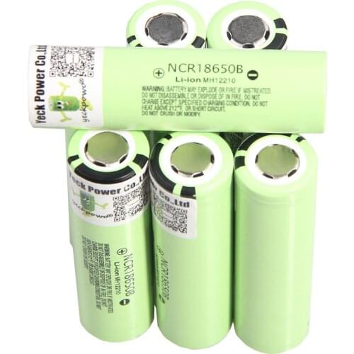 18650 li-ion battery NCR18650B lithium batteries 3400mah 3.7V rechargeable akkumulator / fast 18650 charger YECKPOWO 2020 NEW