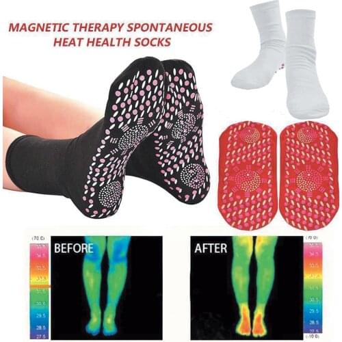 Magnetic Socks Unisex Self-Heating Health Care Socks Tourmaline Magnetic Therapy Comfortable And Breathable Foot Massager Warm