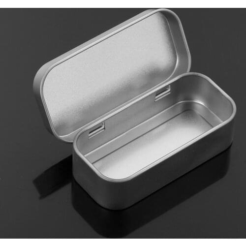 Delicate 6 Sizes Portable Metal Lip Small Storage Box Case Organizer For Money Coin Candy Keys Storage Storage Box Organizer