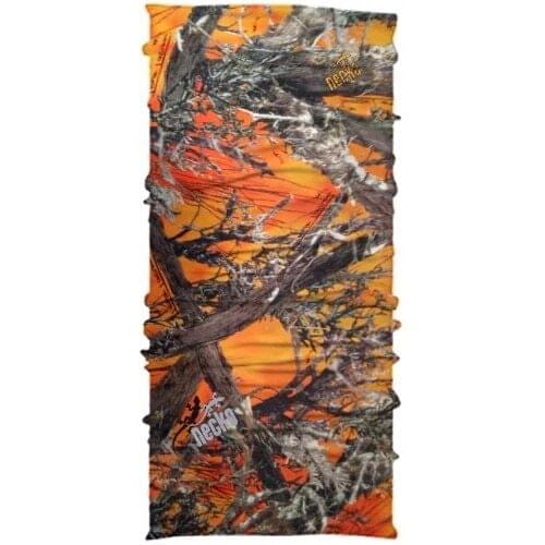 Necko Orange Camouflage Buff Bandana Face Mask-DC0042 444945824