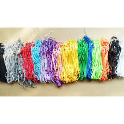 Wholesale 3000pcs/lot Wrist Hand Cell Phone Mobile Chain Straps Keychain Charm Cords DIY Hang Rope Card Lariat Lanyards