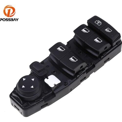 Car Window Master Control Switch 61319218481 Black Power Window Switch Panel Interior Parts for BMW 5-Series F10 Sedan 2011-2017