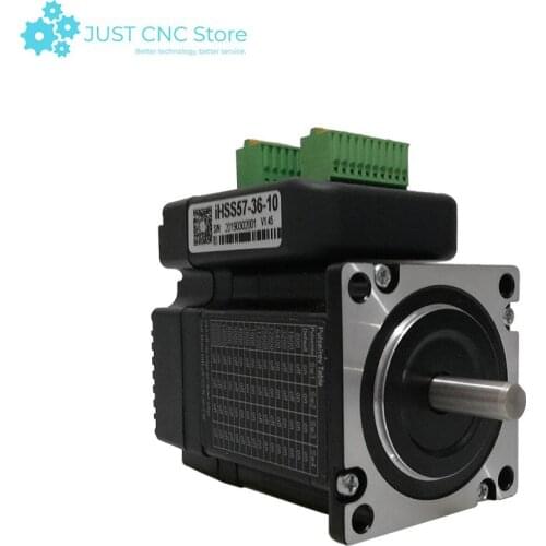 Nema 23 Servo Motor iHSS57-36-10 142Oz-in 1.0Nm57x56mm 20-50v 4.0A Hybrid Servo Stepper Closed Loop Mot CNC engraving machine