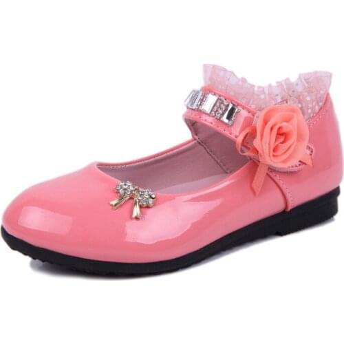 SKOEX Girls Strap School Uniform Mary Jane Flats Childrens Princess Wedding Party Dress Shoes for Toddler/Little Kid/Big Kid