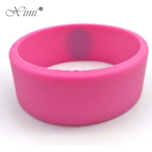 13.56MHZ MF 1K EM4100 F1108 Tags ISO14443A Silicone Wristband Bracelet RFID Wrist Card