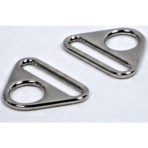 1.5" Silver Purse Strap Connectors